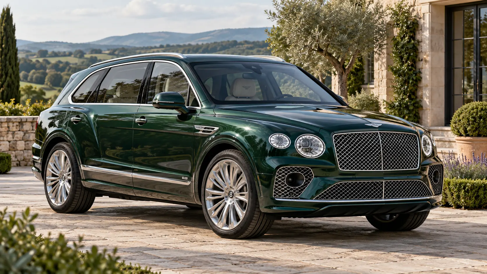 Bentley Bentayga EWB Mulliner का AI द्वारा जनरेट किया गया थंबनेल, इसके लेख प्रोफाइल से लिए गए चित्र का उपयोग करके बनाया गया है।
