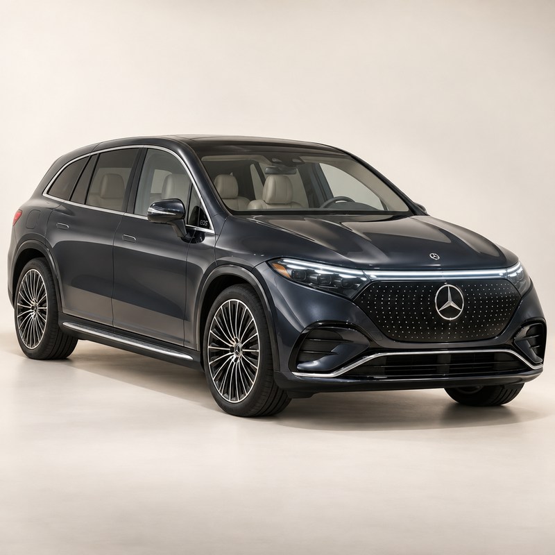 Mercedes-Benz — EQS SUV — Ilustración generada por IA