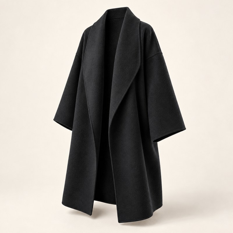 TOTEME — Signature doublé coat — AI से निर्मित चित्र