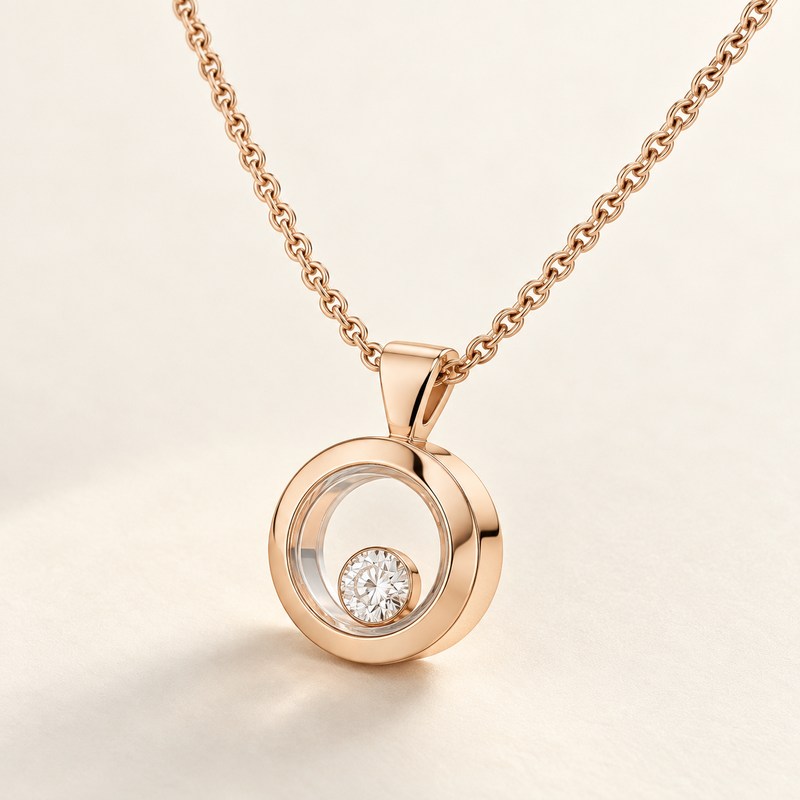 Chopard — Happy Diamonds Icons pendant — AI से निर्मित चित्र