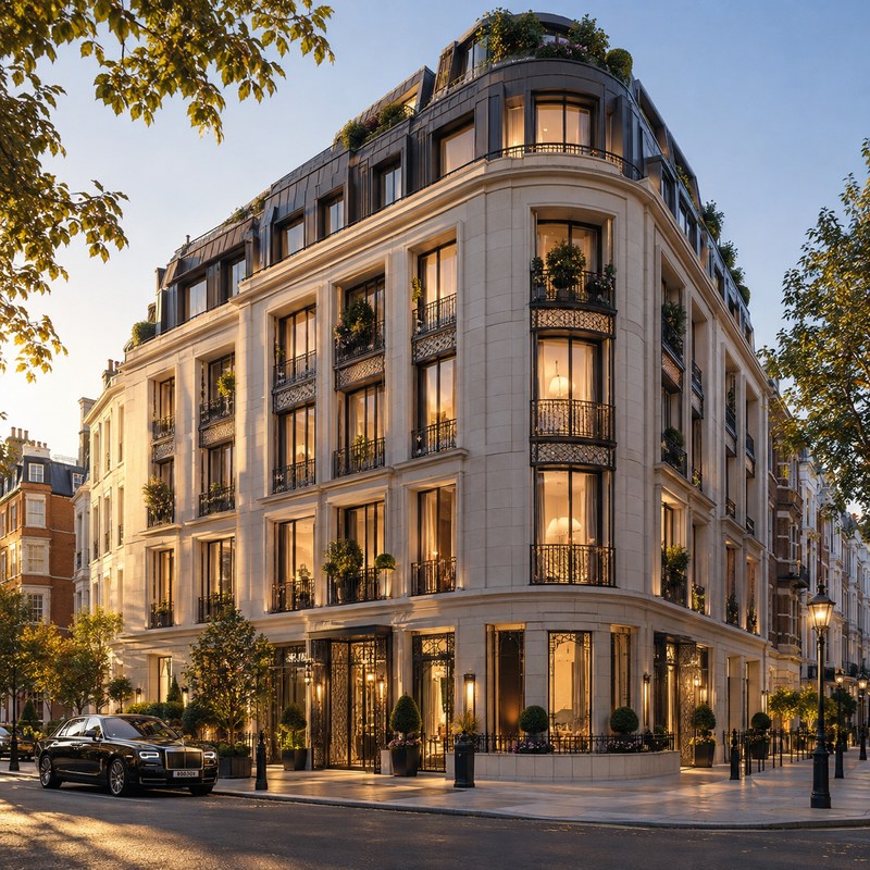 Mandarin Oriental — The Residences at Mandarin Oriental Mayfair, London — AI 生成的插图