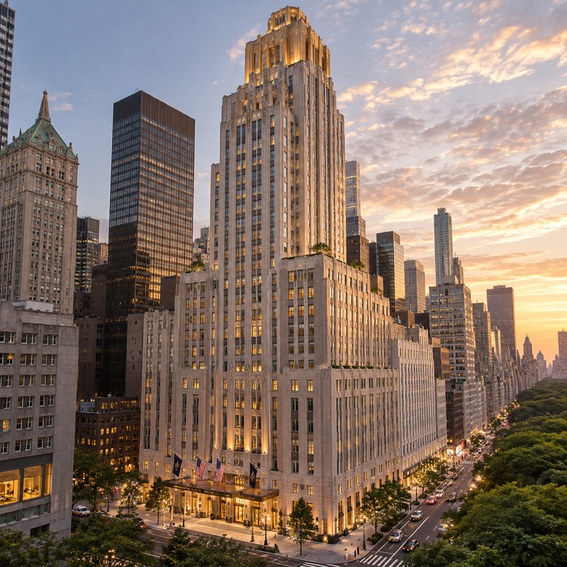 Waldorf Astoria — Waldorf Astoria Residences New York — AI 生成的插图